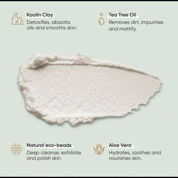 BUTTAH SKIN Tea Tree & Aloe Exfoliating Scrub - Picture 2 of 4